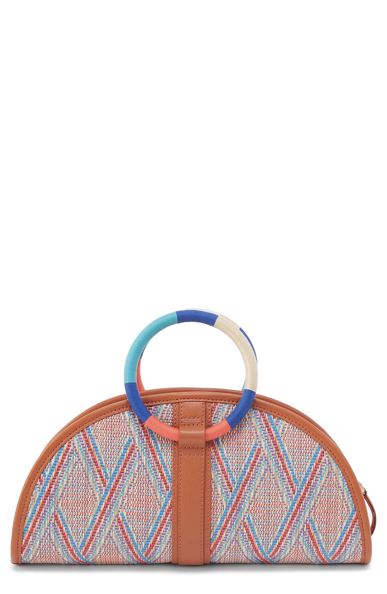 HOBO Luna Raffia Clutch, Main, color, 