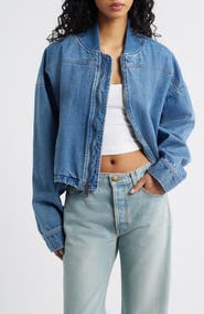 Alpha Industries Relaxed Fit Denim Flight Jacket