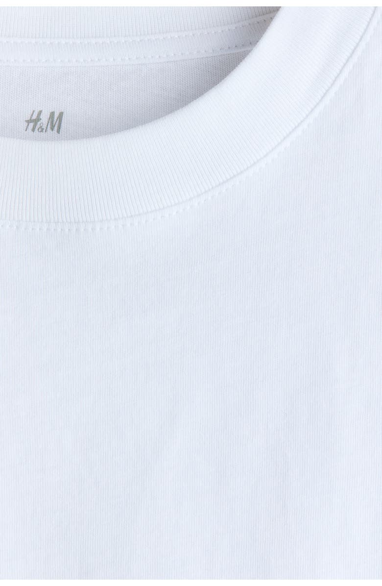 H&M 3-pack T-shirts, Alternate, color, White