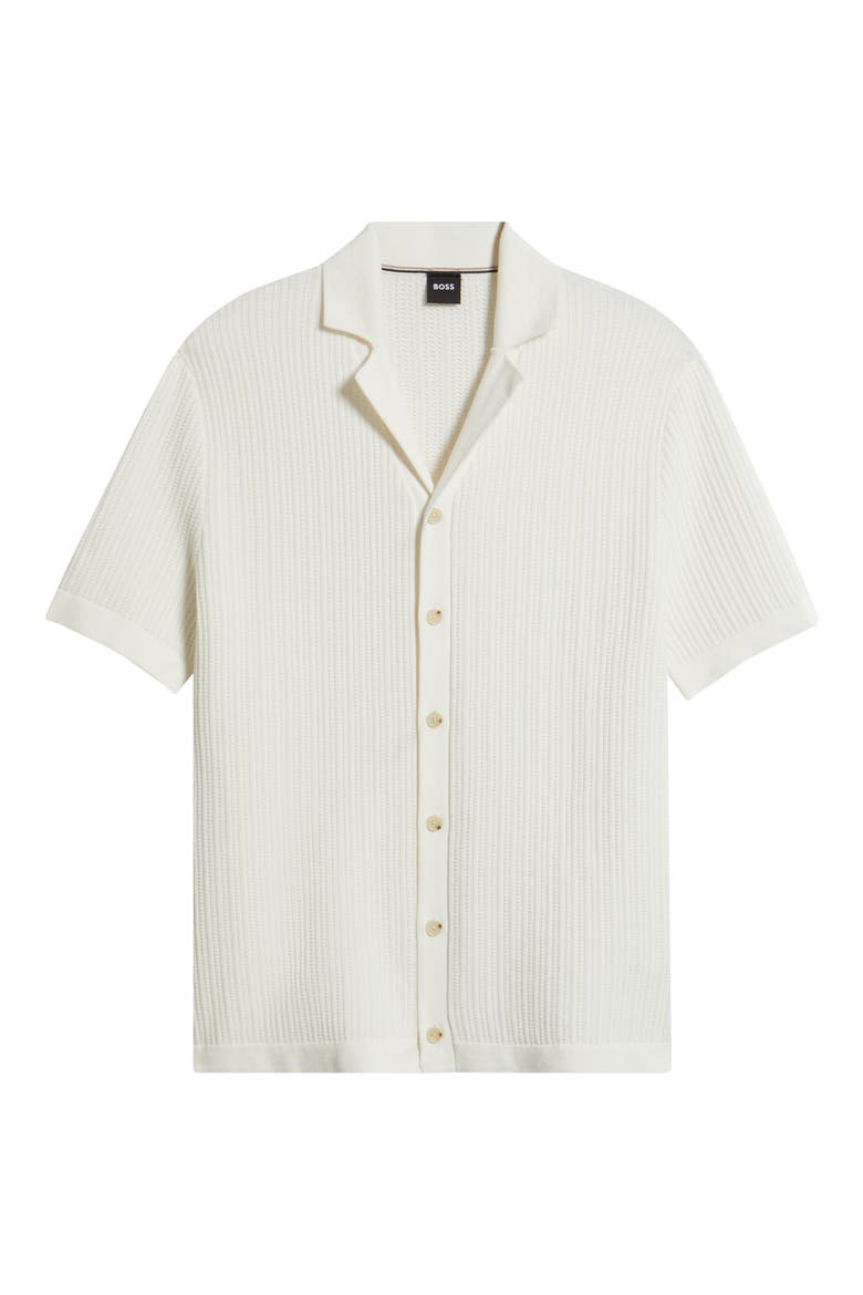 Lomaro Short Sleeve Cardigan, Alternate, color, OPEN WHITE