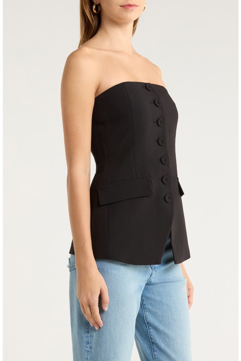 Phoebe The Dream Bustier Top, Alternate, color, BLACK