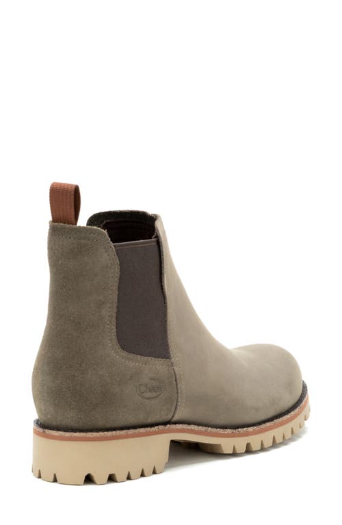 Chaco Fields Waterproof Chelsea Boot In Smoke