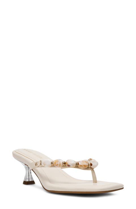 Gwenn Stone Embellished Thong Sandal (Women)