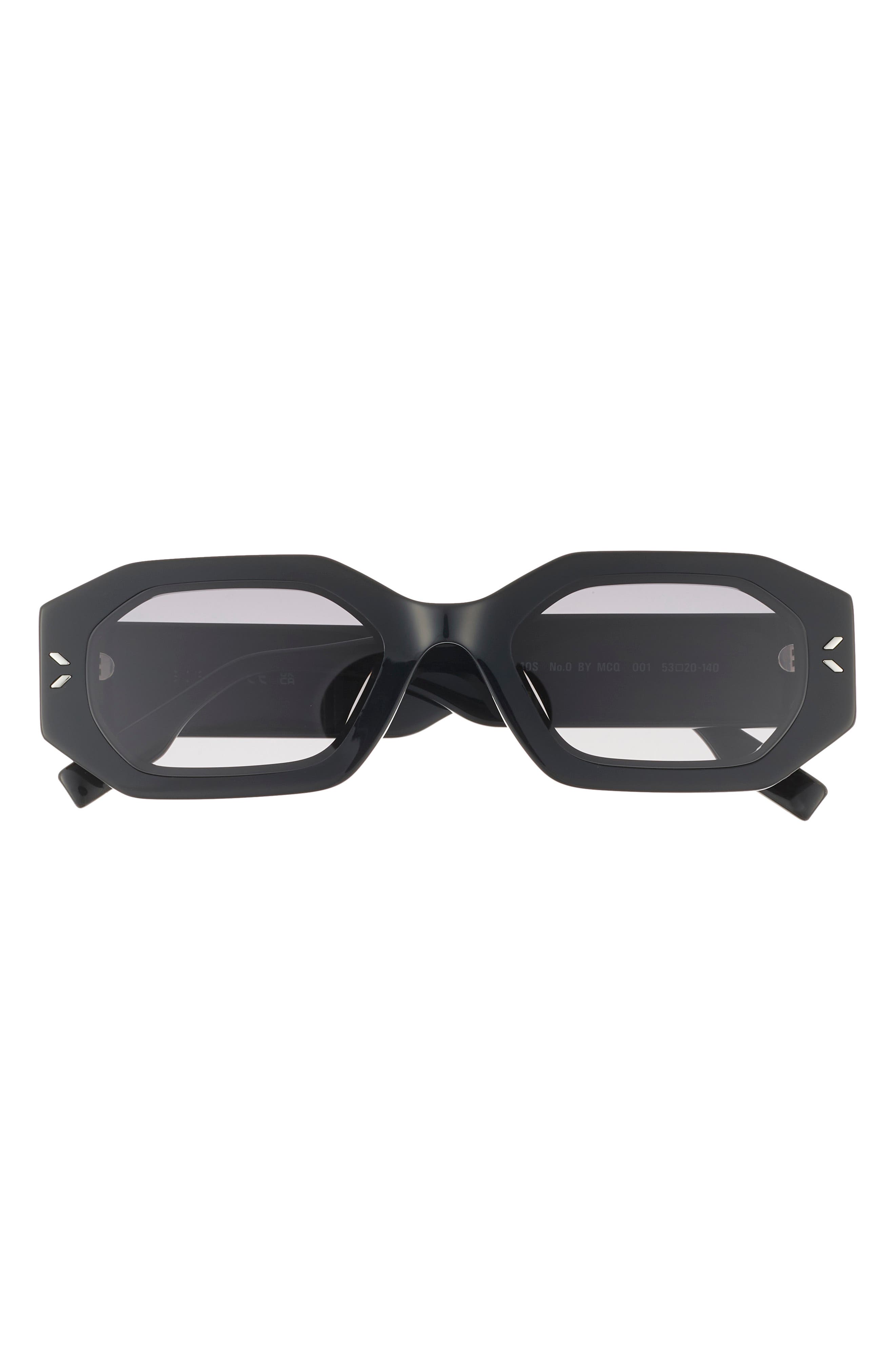 53mm Rectangular Sunglasses