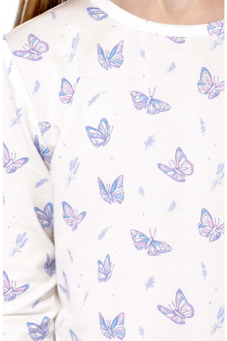 Kids' Butterfly Set of 2 Piece Pajamas, Alternate, color, Butterfly