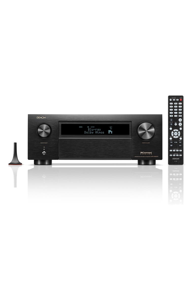 Denon AVR-X6800H 11.4-Channel 8K Home Theater Receiver with Dolby Atmos/DTSX and HEOS Built-In, Main, color, Black