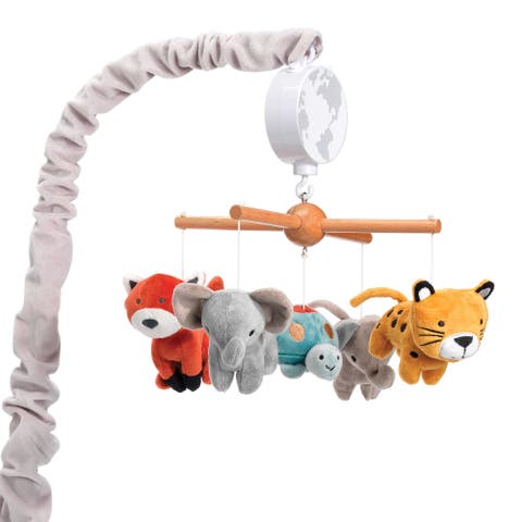 Wild Life Musical Baby Nursery Crib Mobile - Protect the Animals