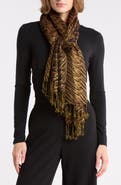 La Fiorentina Zebra Print Scarf