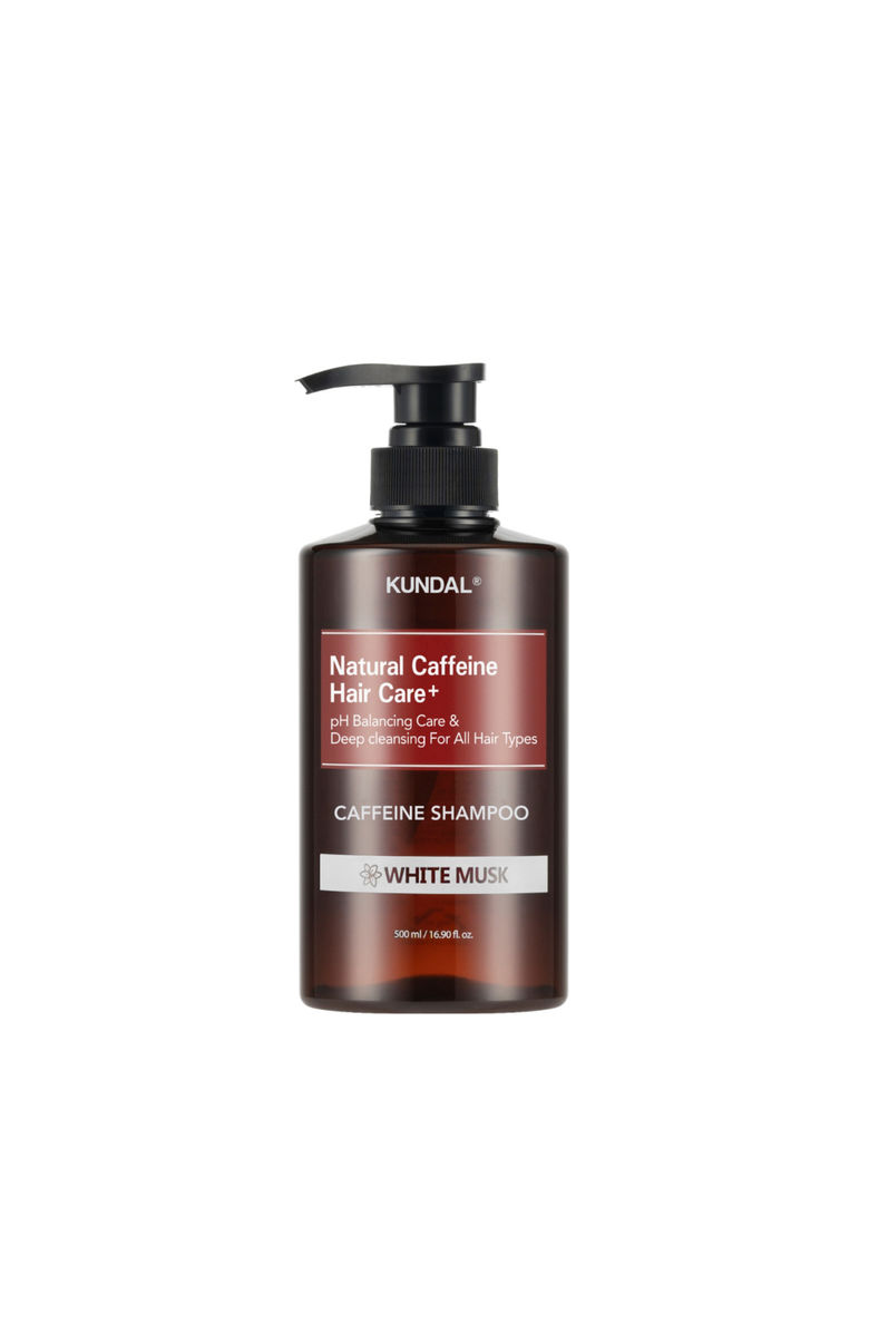 KUNDAL Caffeine Scalp Care Shampoo - White Musk, Main, color, Brown