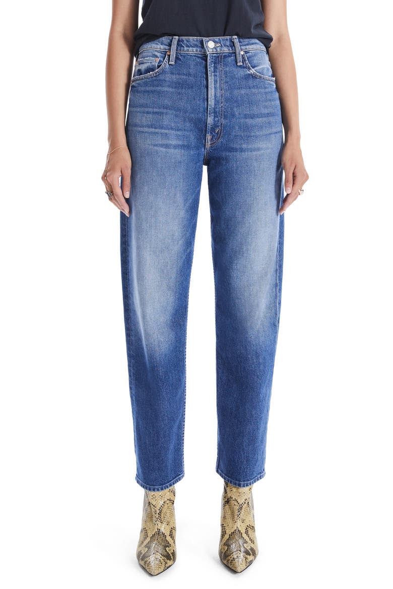 High Waist Study Hover Straight Leg Jeans, Main, color, TREATING MYSELF
