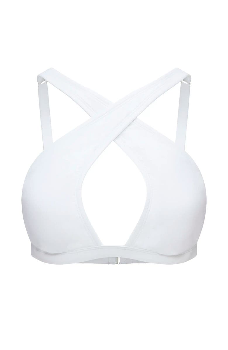Adore Me Demi Swimwear Bra, Alternate, color, White