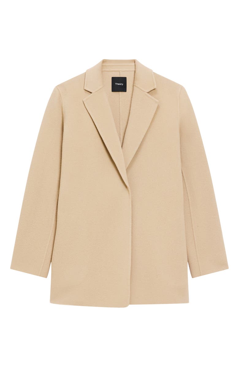 Theory Clairene Wool & Cashmere Jacket, Alternate, color, New Camel - E92