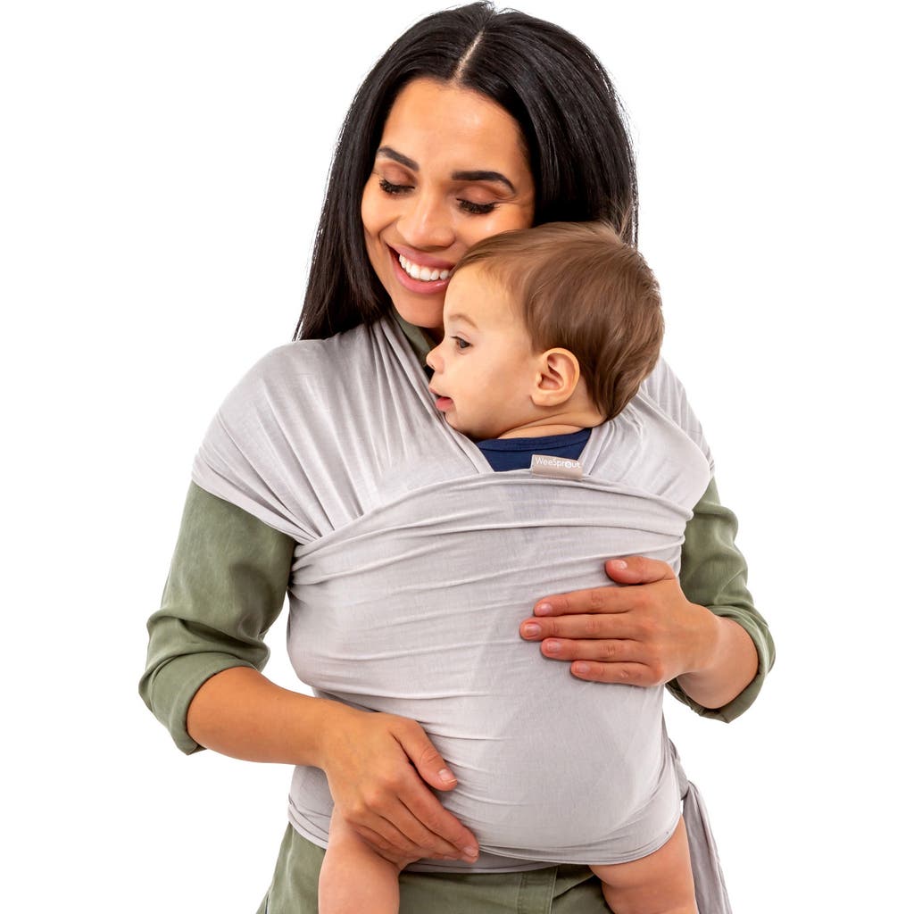 WeeSprout Baby Wraps Carrier - Perfect Child Sling for Newborn & Infant, Enhances Bonding in Pebble Grey  product