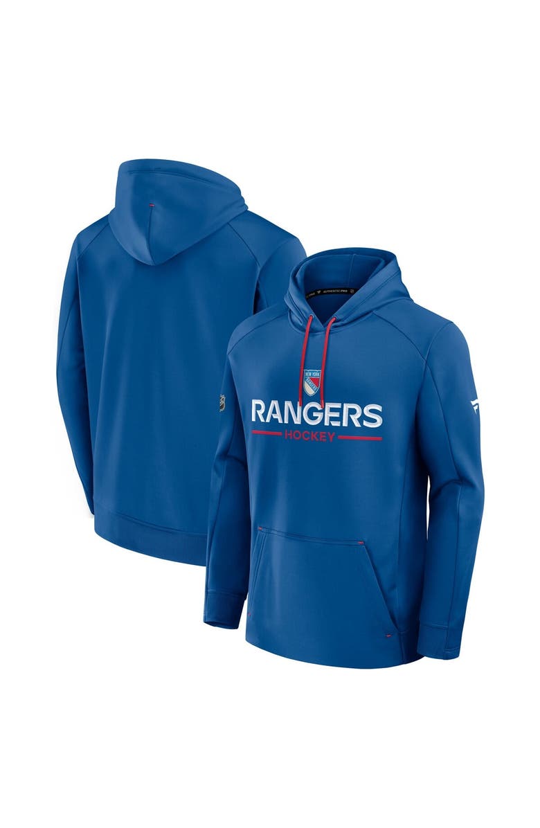 FANATICS Men's Fanatics Blue New York Rangers Authentic Pro Rink Centennial Hoodie, Alternate, color, Blue