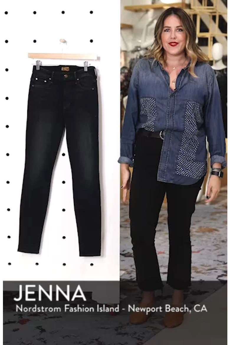 'The Looker' High Rise Skinny Jeans video