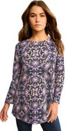 Roaman's Plus Size Ultimate Cotton Crewneck Long Sleeve Tee