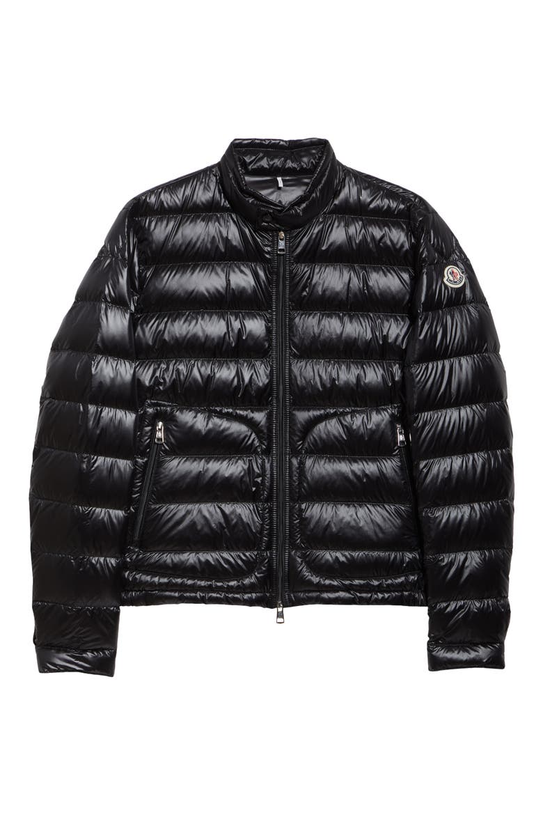 Acorus Short Down Jacket, Alternate, color, BLACK/ BLACK