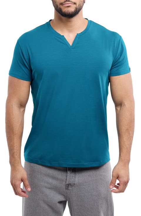 Split Neck T-Shirt