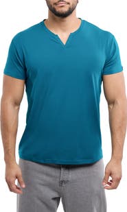 XRAY Split Neck T-Shirt