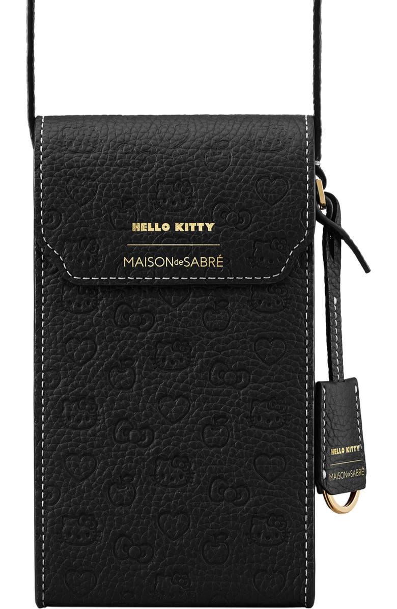 MAISON de SABRÉ Leather Phone Pouch, Main, color,