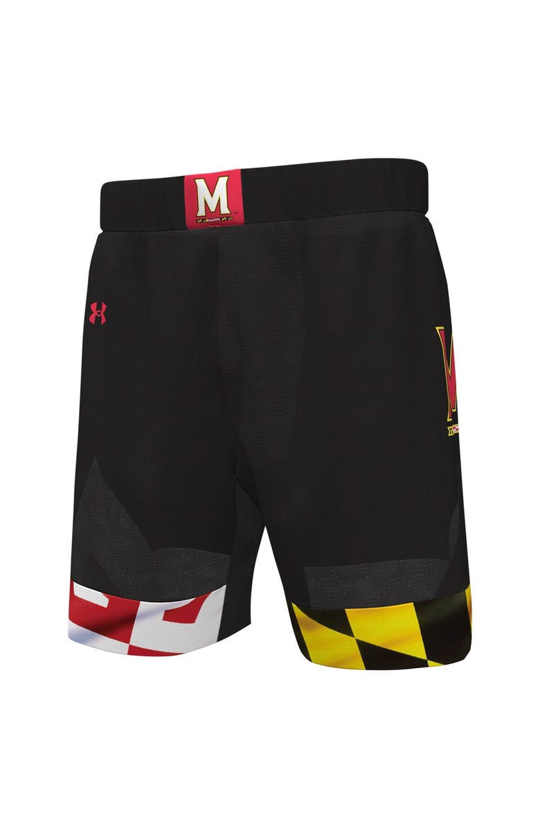 Under Armour Men's Under Armour  Black Maryland Terrapins Replica Basketball Shorts, Alternate, color, Black