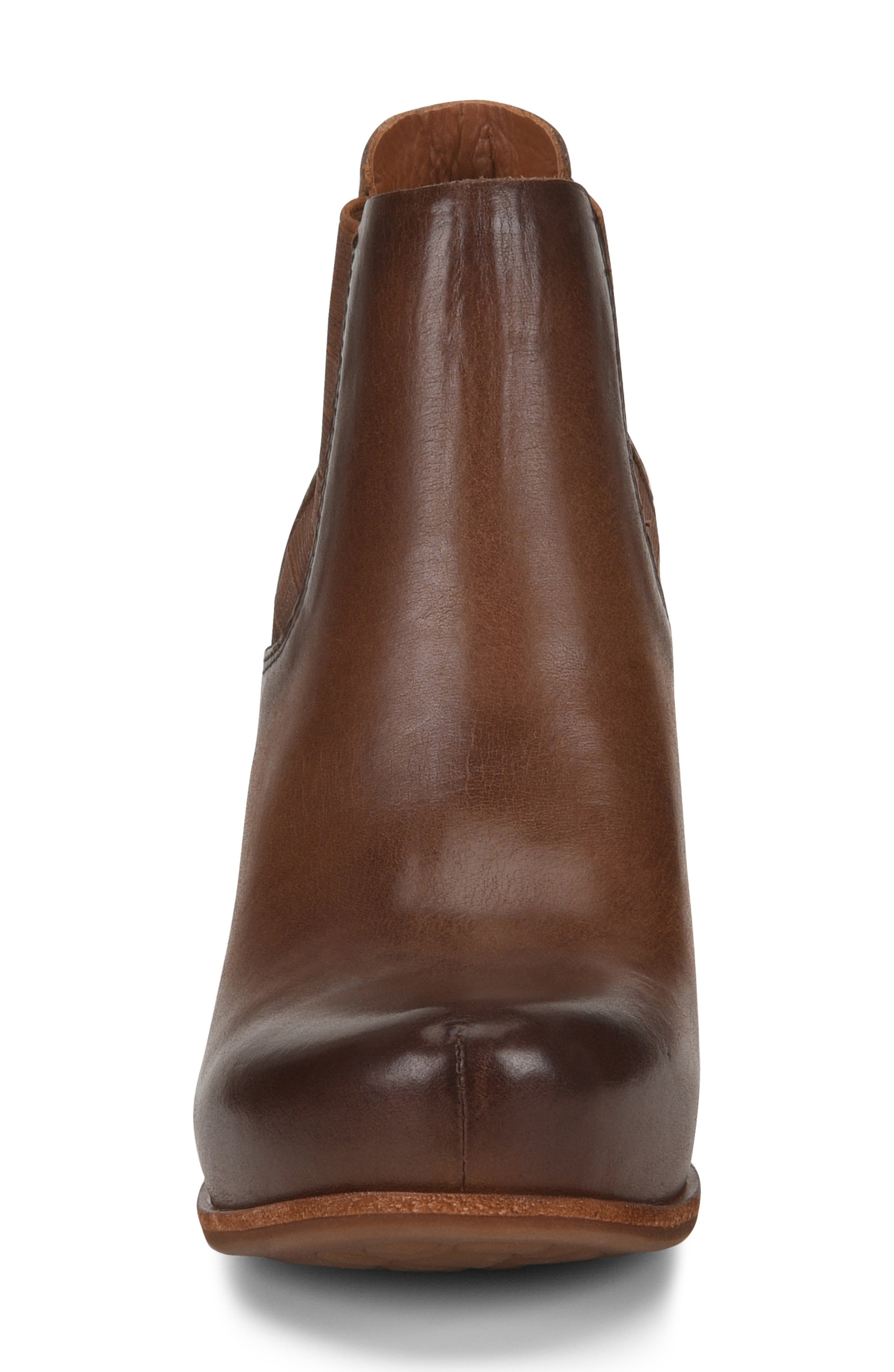Shirome Bootie, Alternate, color, BROWN LEATHER