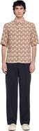 SANDRO Loose-fit rope print shirt