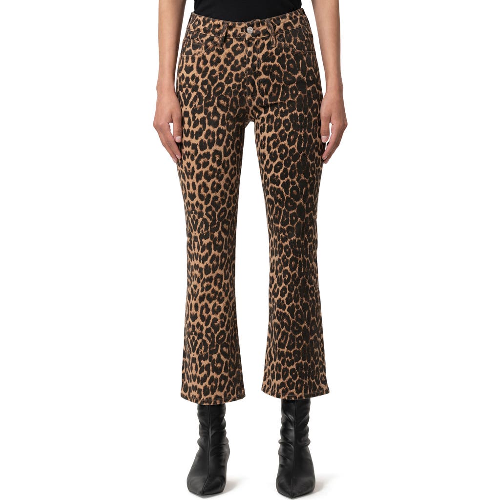 Mavi Jeans Anika Leopard Crop Flare Jeans