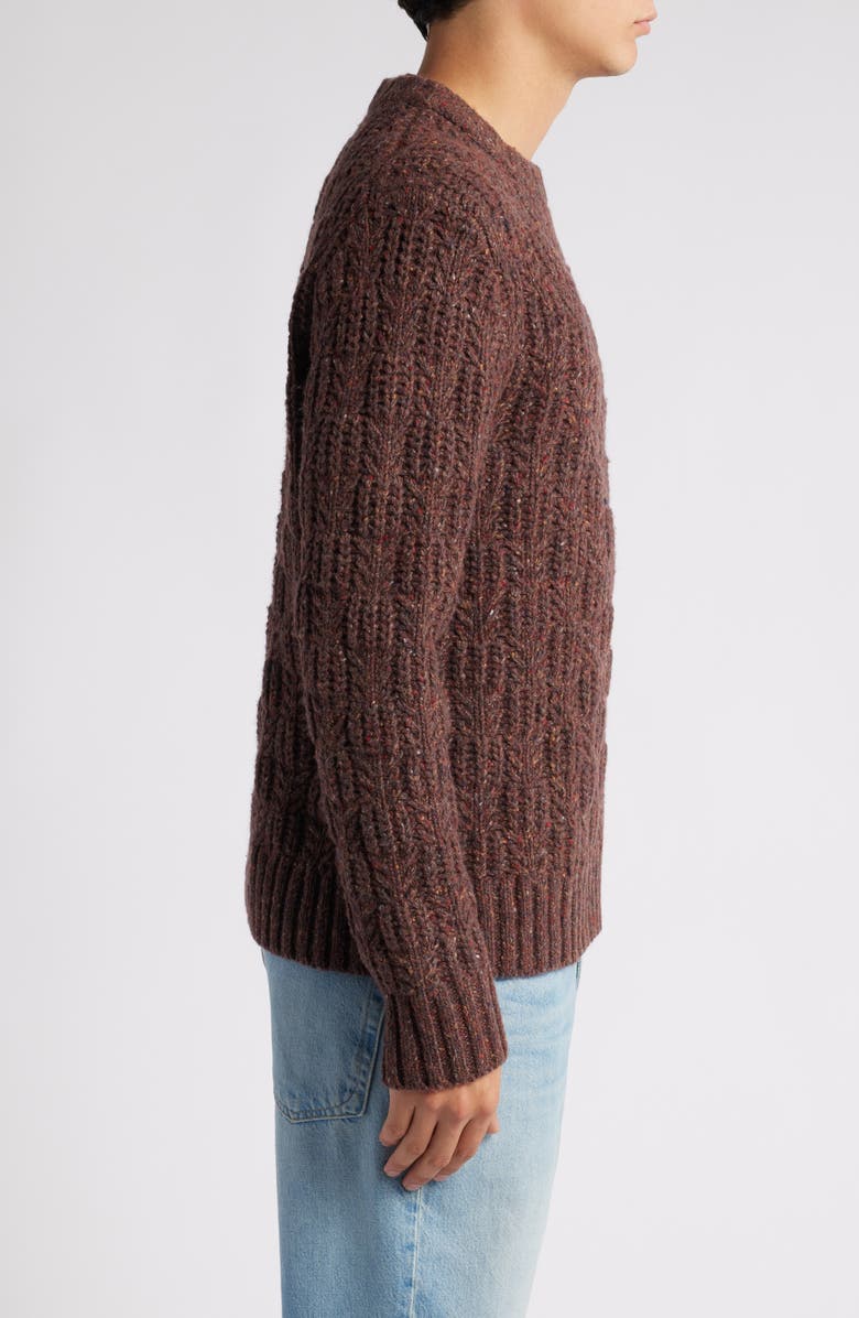 Wax London Wilde Cable Stitch Wool Blend Sweater, Alternate, color,