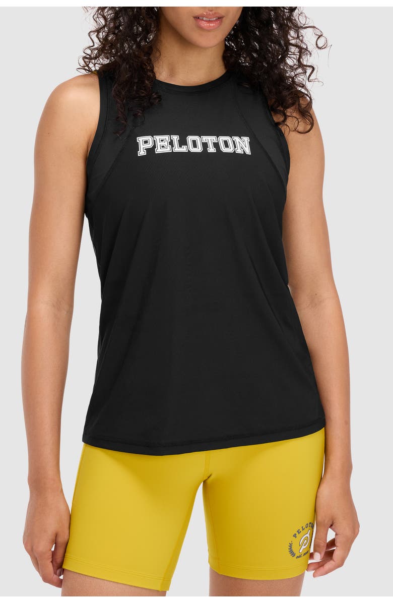 Peloton Essential Performance Tank, Main, color, Black