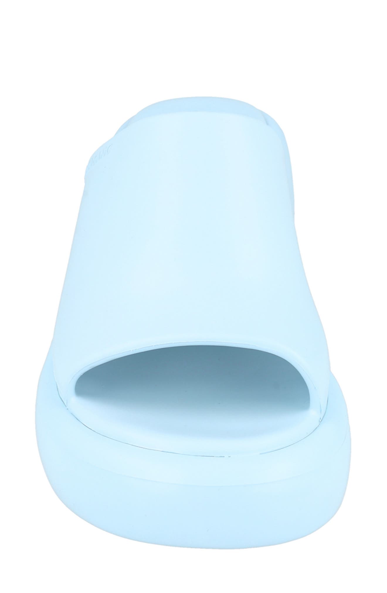 FERRAGAMO Platform Slide Sandal, Alternate, color, Blue