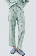 MANGO Print Cotton Pajama Pants