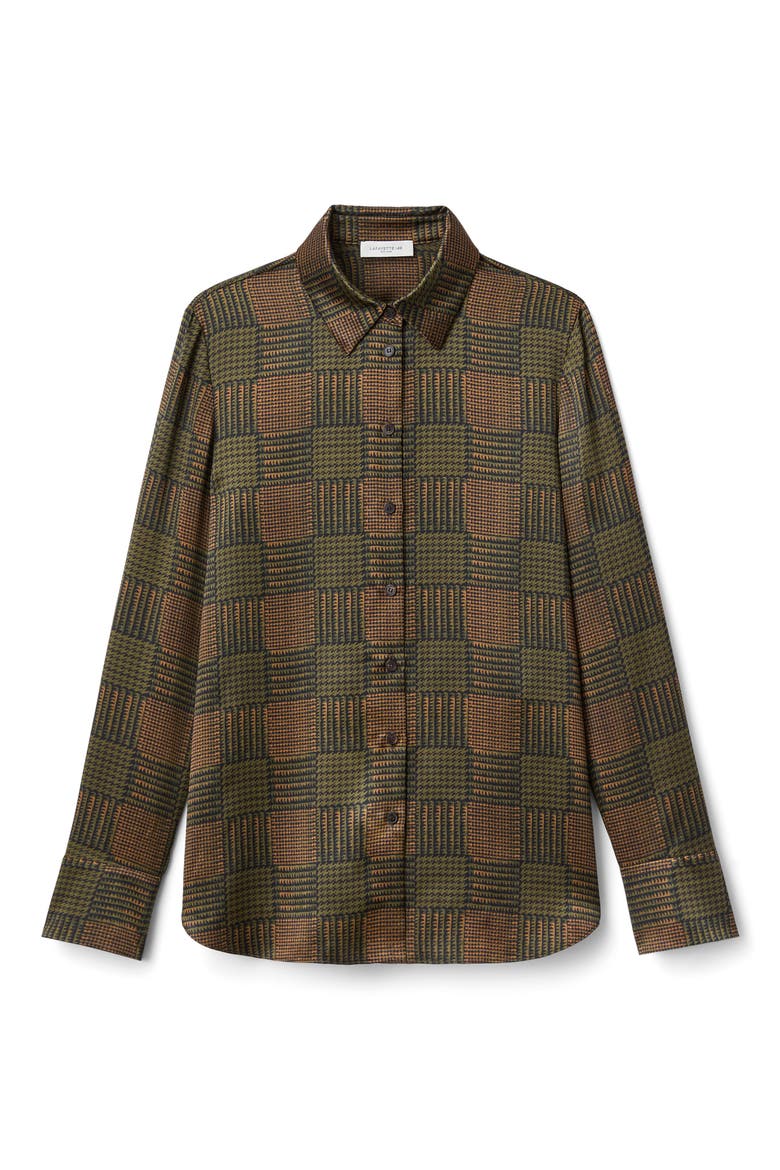 Scottie Silk Shirt, Alternate, color, FORESTMULTI