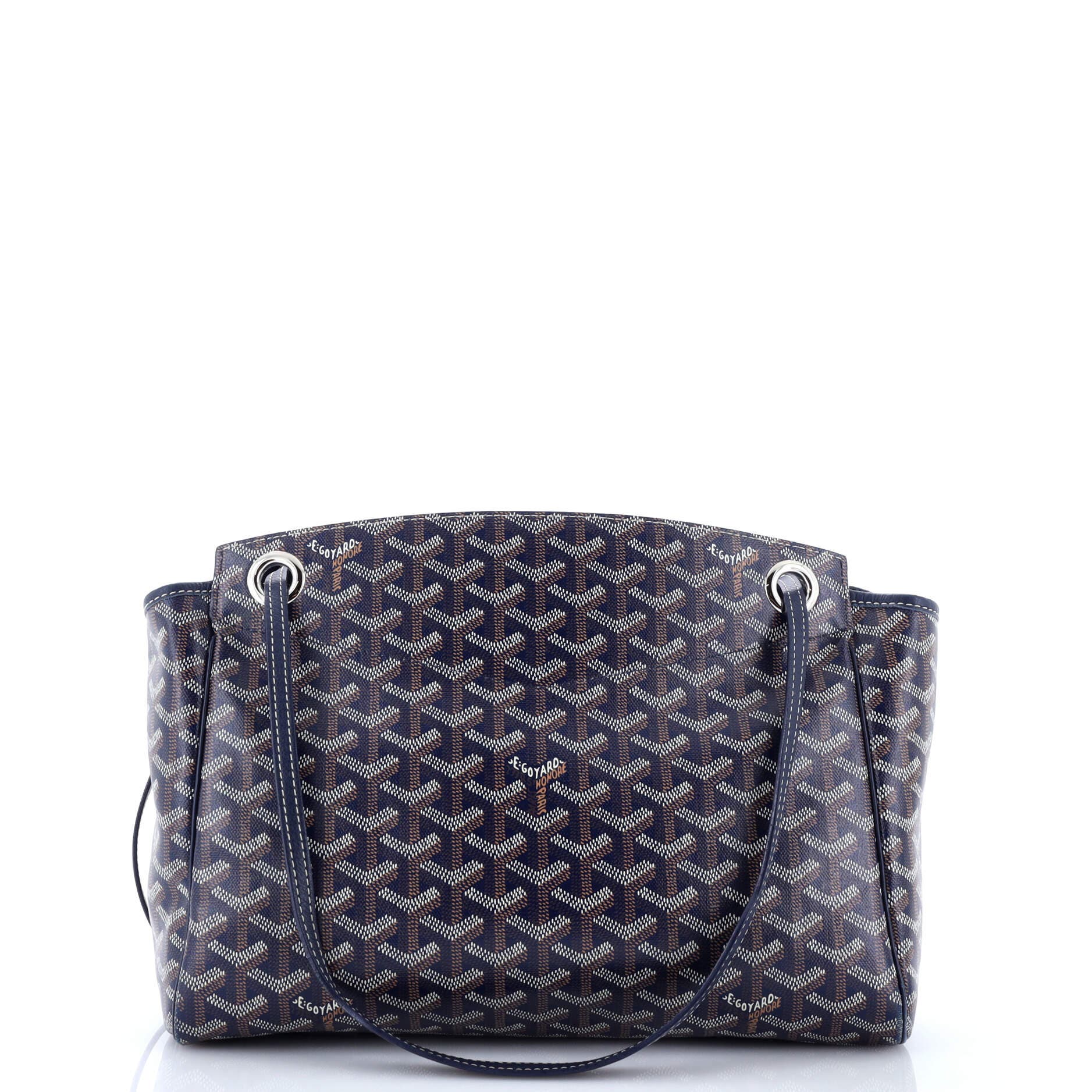 Pre-Owned Goyard Rouette Bag Coated Canvas PM, Main, color, 