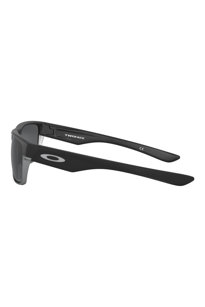 Twoface™ 60mm Prizm™ Polarized Sunglasses, Alternate, color, BLACK