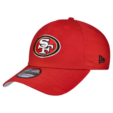 Men's New Era  Scarlet San Francisco 49ers Tonal Camo 39THIRTY Stretch Fit Hat