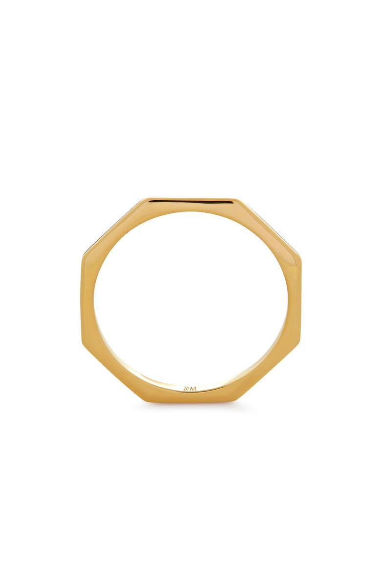 Monica Vinader Octagon Stacking Ring, Main, color, 