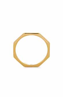 Monica Vinader Octagon Stacking Ring