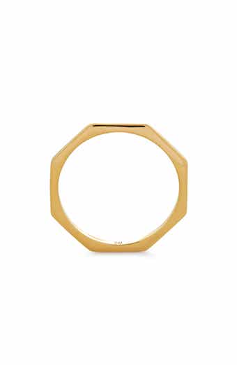 Monica Vinader Octagon Stacking Ring