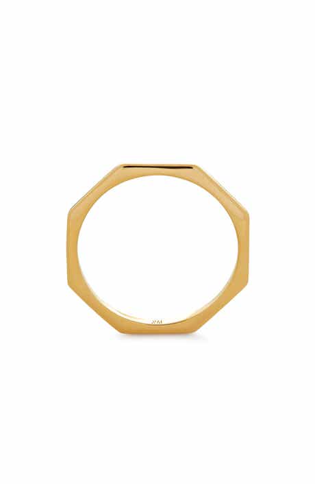 Monica Vinader Octagon Stacking Ring