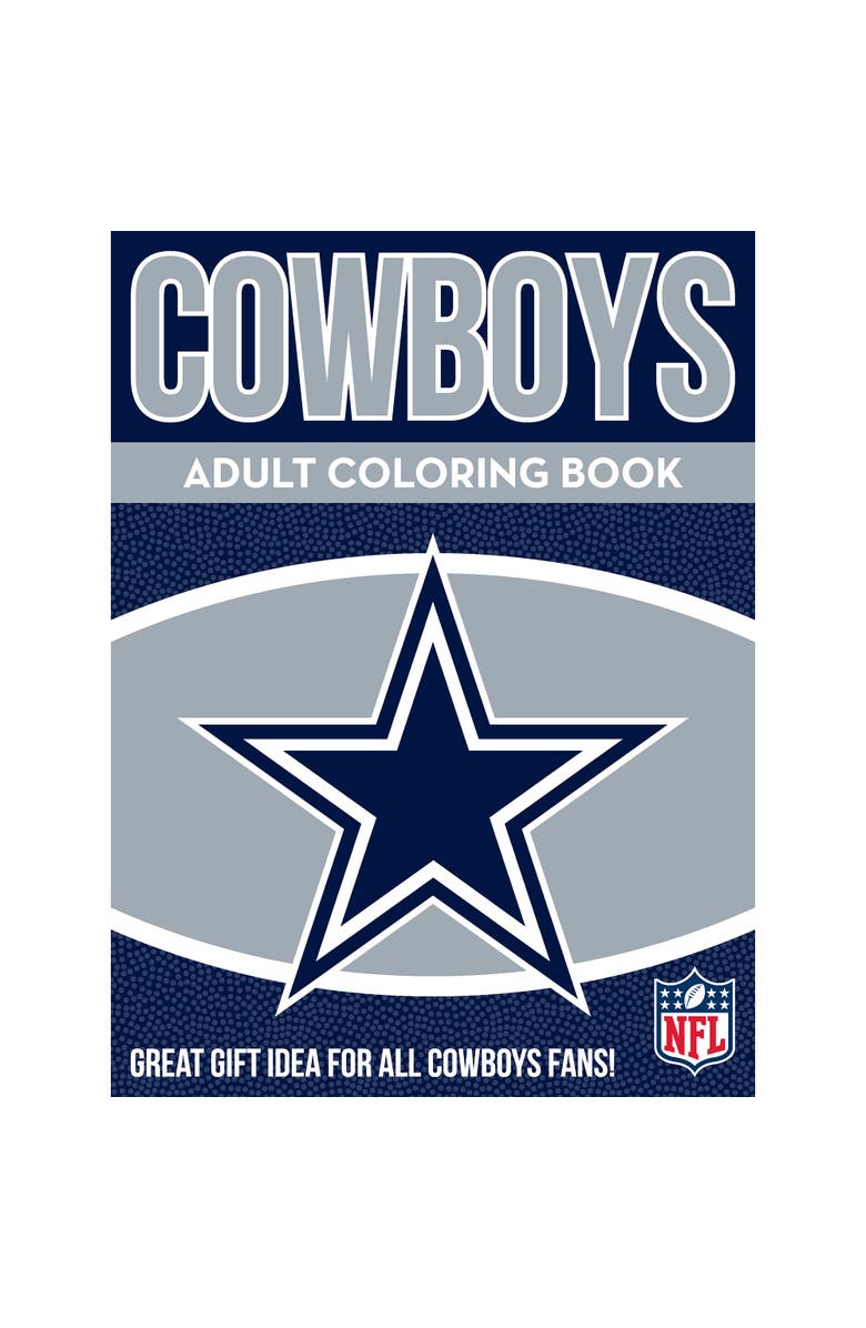 Sportszone In the Sports Zone   NFL Adult Coloring Book, Dallas Cowboys, Main, color, Multicolored