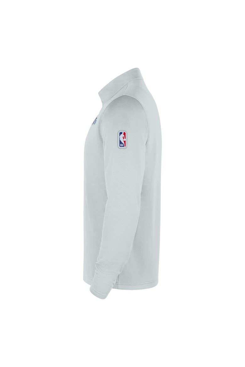 Men's Nike  Silver Orlando Magic 2025/26 City Edition Remix Authentic Coaches Dri-FIT Half-Zip Top, Alternate, color, Silver
