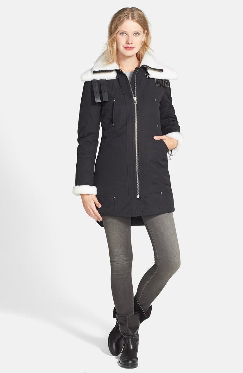 Caslon<sup>®</sup> High/Low Crewneck Sweater, Alternate, color, 