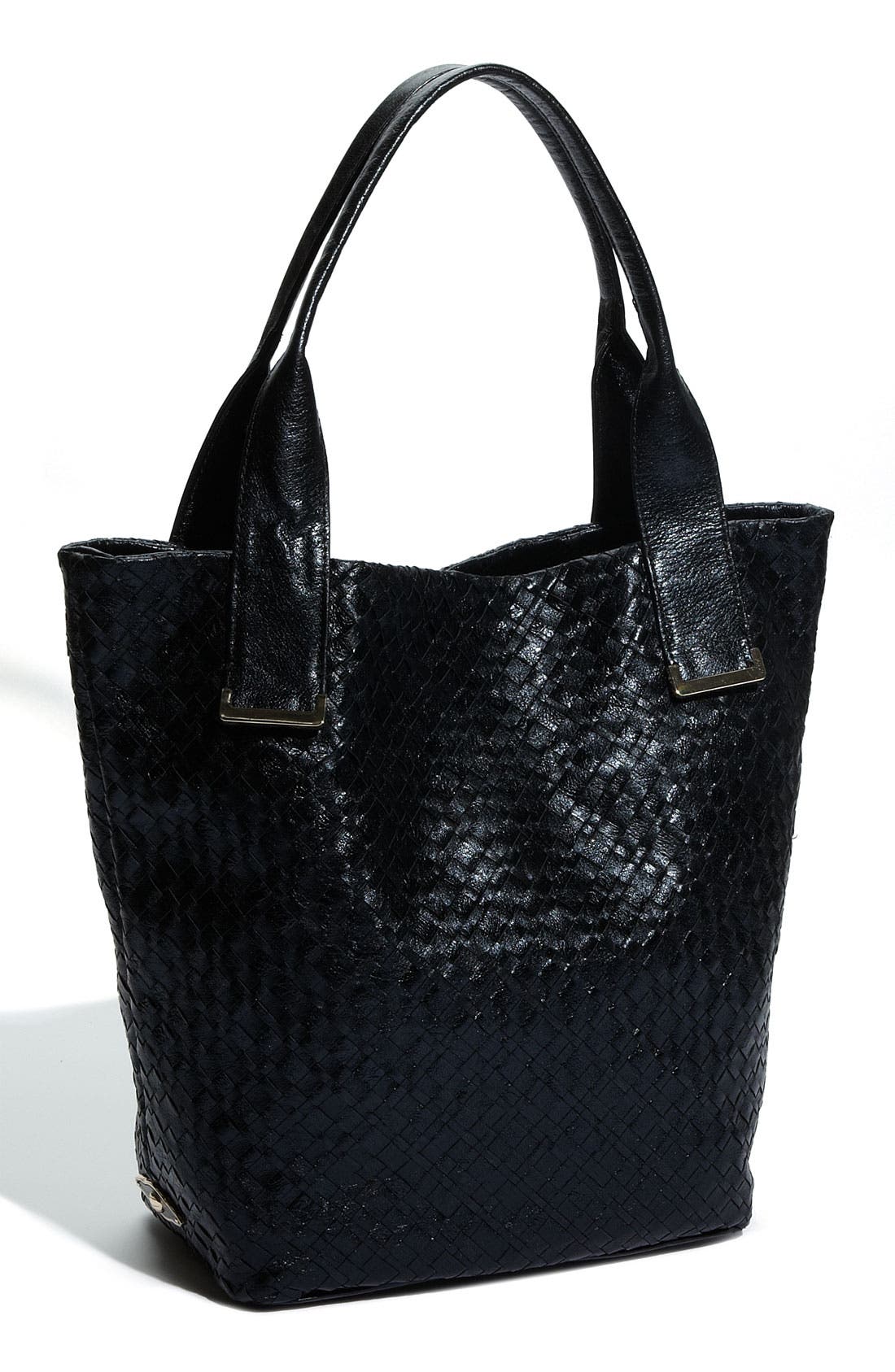 Elliott Lucca 'Intreccio' Leather Tote, Large, Main, color, 