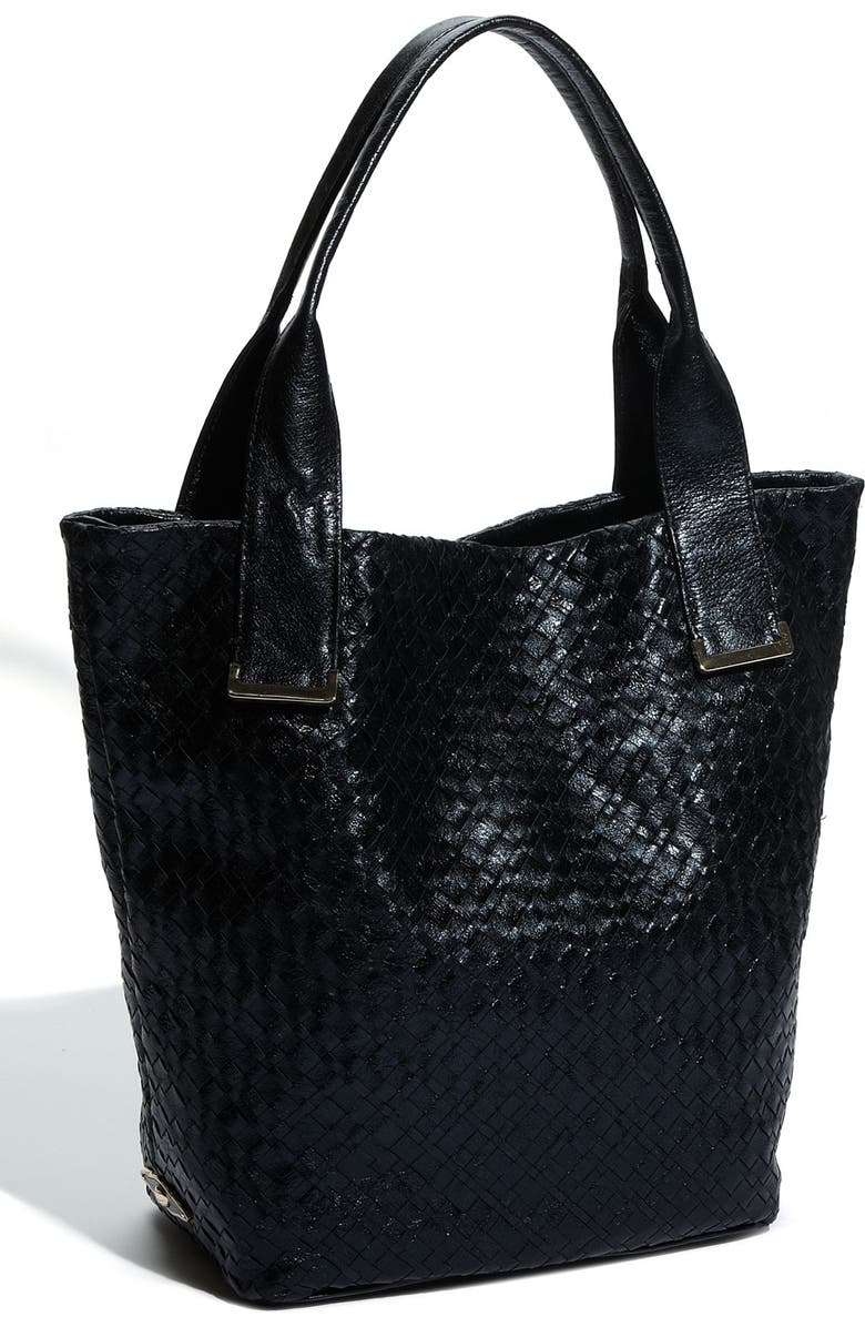 Elliott Lucca 'Intreccio' Leather Tote, Large, Main, color,