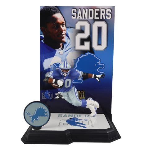 Barry Sanders (Detroit Lions) (Blue) (Gold Label) NFL 7" Posed Figure McFarlane
