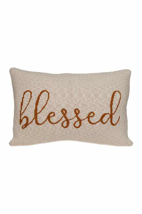 PARKLAND COLLECTION Blessed Transitional Beige Throw Pillow