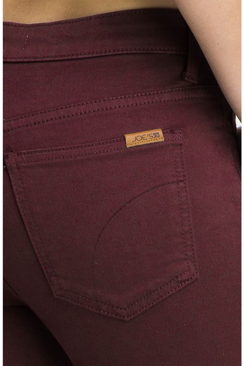 Skinny Stretch Jeans, Alternate, color, BORDEAUX