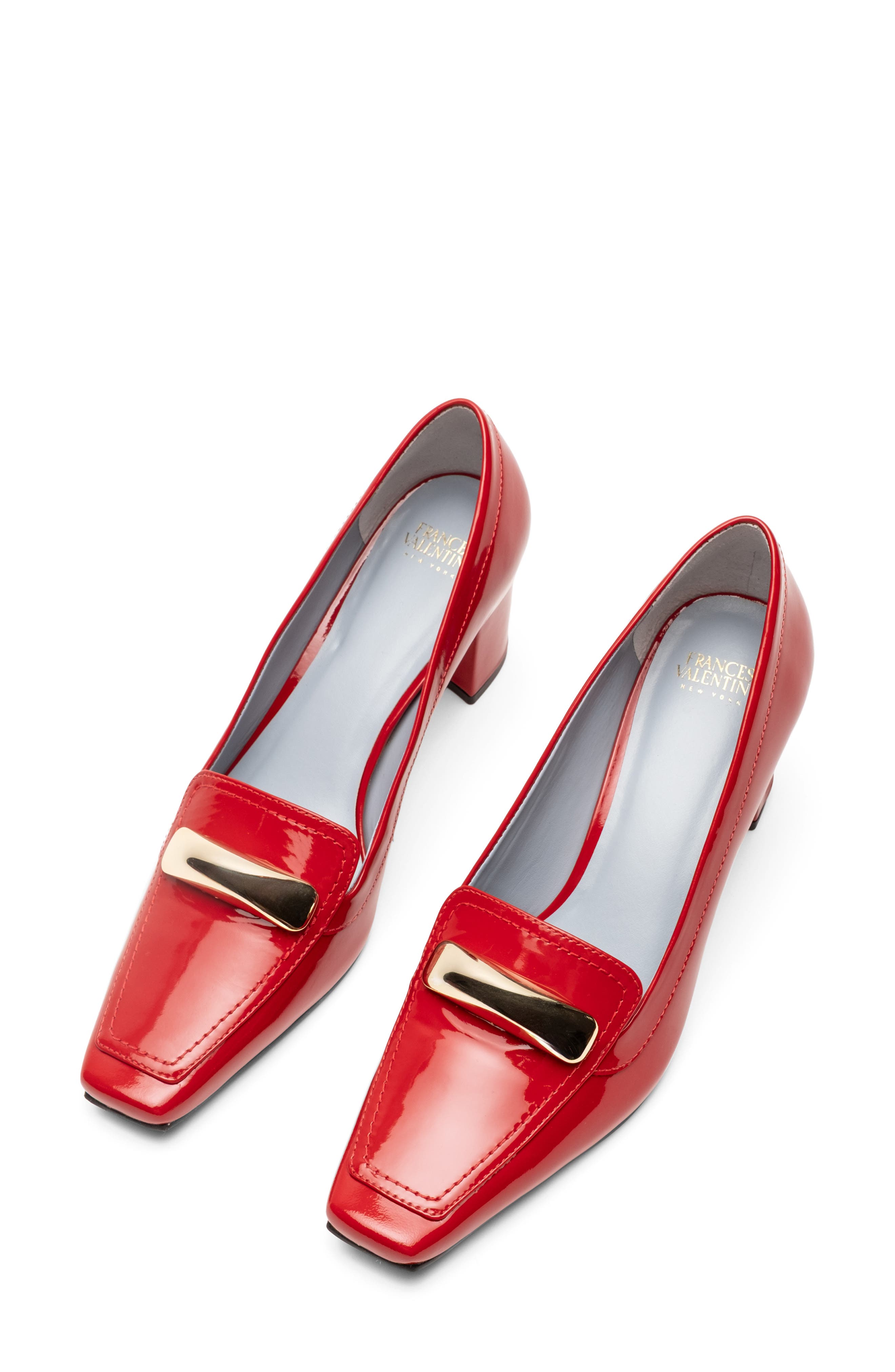 Barbara Loafer Pump, Alternate, color, RED