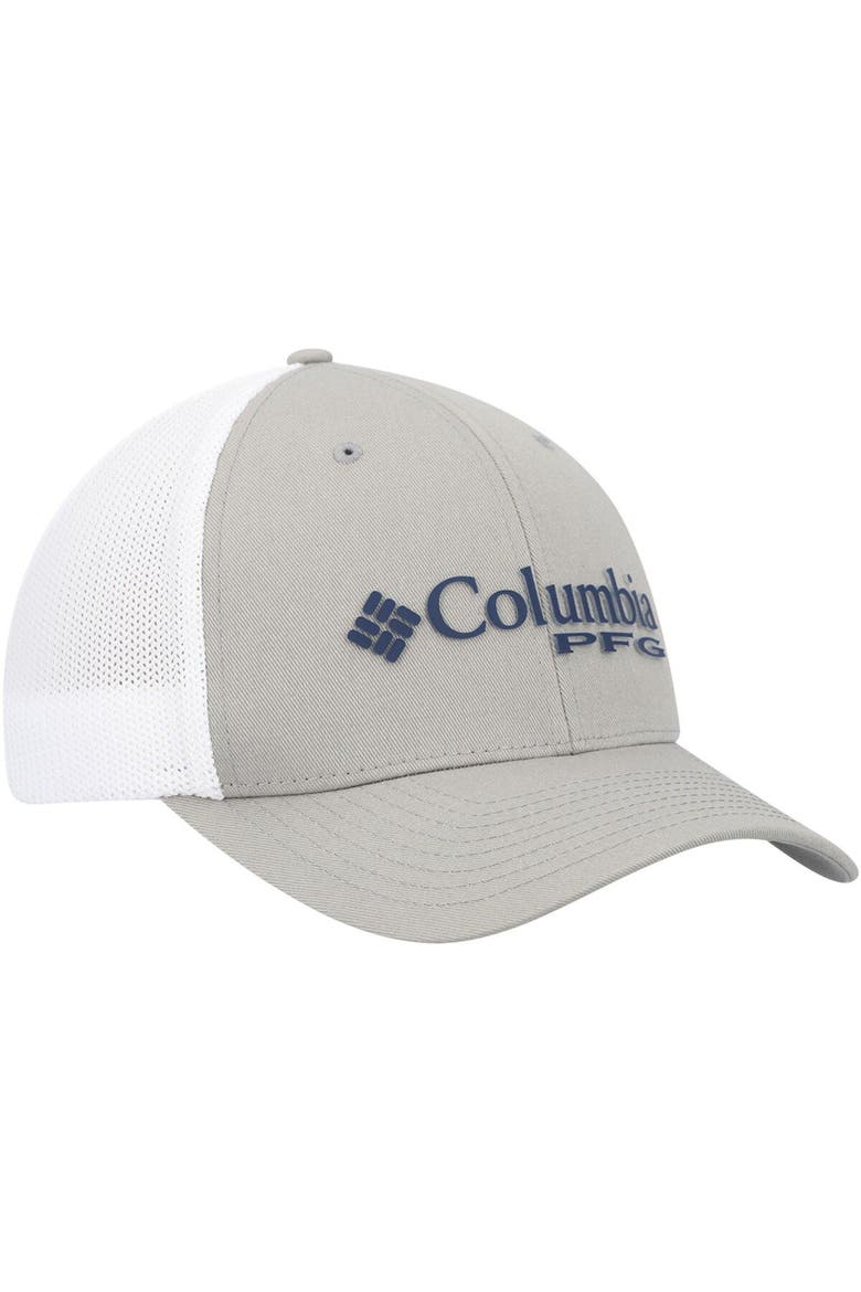 Men's Columbia Gray/White Dallas Cowboys PFG Ball Flex Hat , Alternate, color, Gray